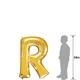 34in Gold Letter Balloon (R)